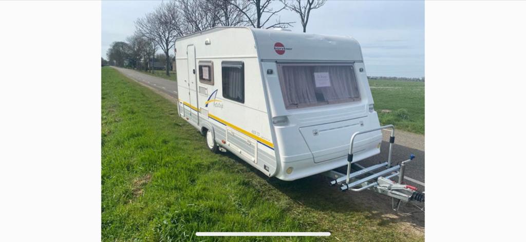 Burstner Artstep 420 TS uit 2001 met mover en 2 tenten, Caravans en Kamperen, Mover, Vast bed, Particulier, 4 tot 5 meter