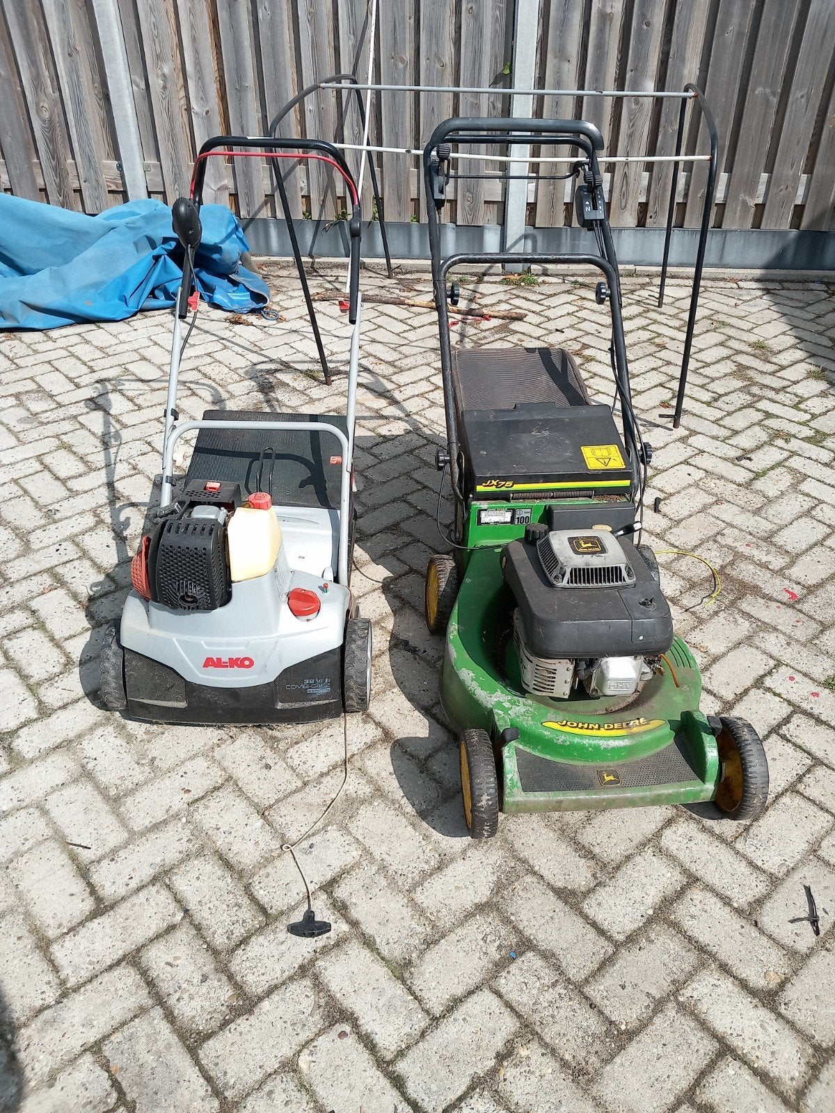 john deere alko grasmaaier en verticuteer opknappers, Ophalen, Gebruikt, 50 cm of meer