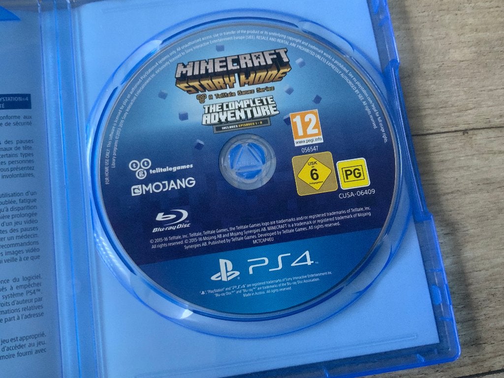 Playstation 4 - Minecraft Story Mode Complete Adventure PS4, Spelcomputers en Games, Avontuur en Actie, 1 speler, Ophalen of Verzenden