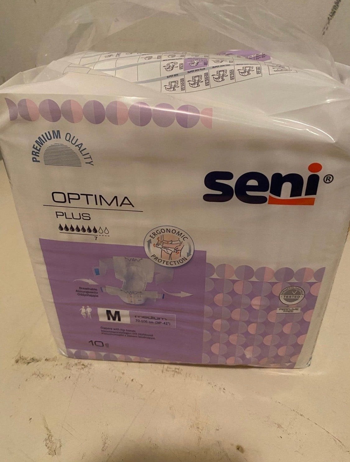 seni optima plus maat m incontinentie materiaal, Ophalen of Verzenden