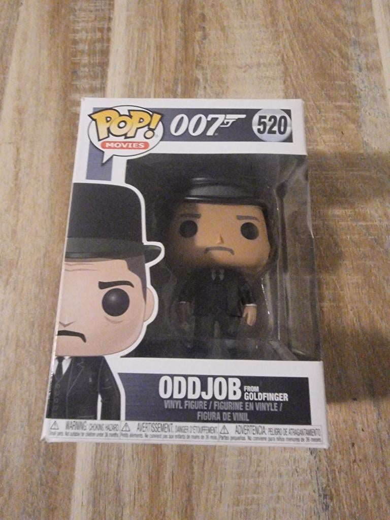 Funko Pop! Movies 007 Oddjob Goldfinger #520, Ophalen of Verzenden, Nieuw