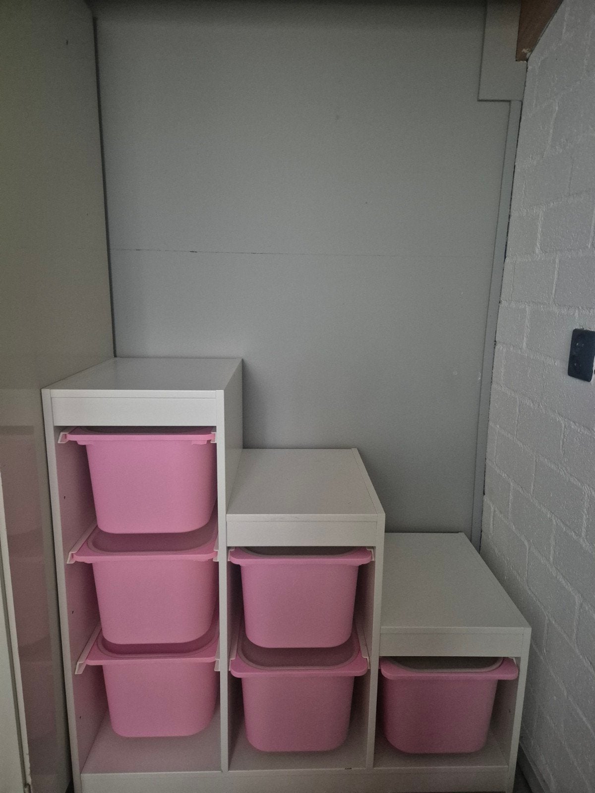opbergkast met  bakken., Kinderen en Baby's, Ophalen, Gebruikt, 75 tot 100 cm, Minder dan 50 cm