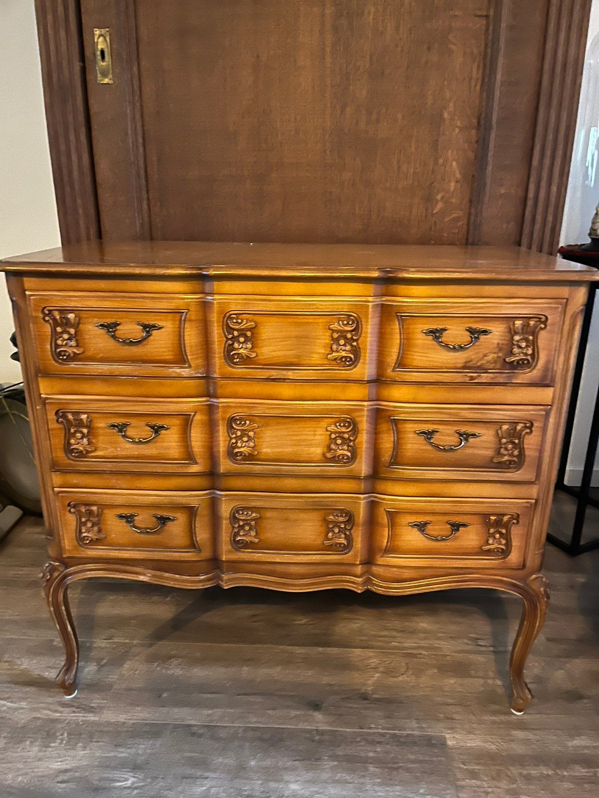 Ladekast (queen ann style), Huis en Inrichting, Kasten | Ladekasten, Ophalen, Gebruikt, 50 tot 100 cm, 3 of 4 laden
