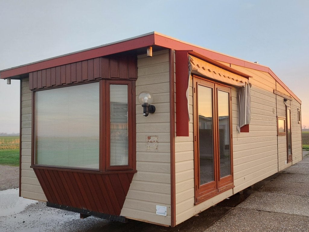 Ruim chalet met dubbelglas en 2 slaapkamers