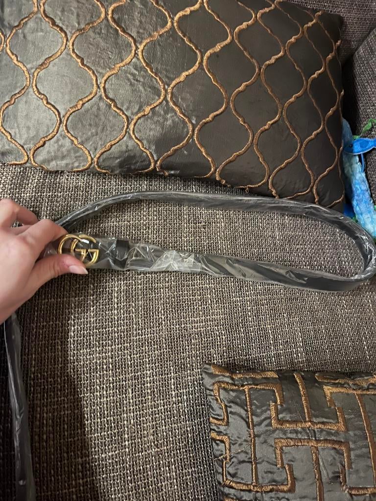 Gucci riem, Kleding | Dames, Ophalen of Verzenden, Zo goed als nieuw, Zwart, 100 cm of meer