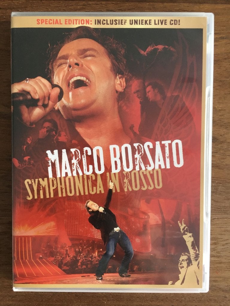 Dvd+Cd Marco Borsato Symphonica In Rosso NIEUW, Alle leeftijden, Ophalen of Verzenden, Concert, Nieuw in verpakking