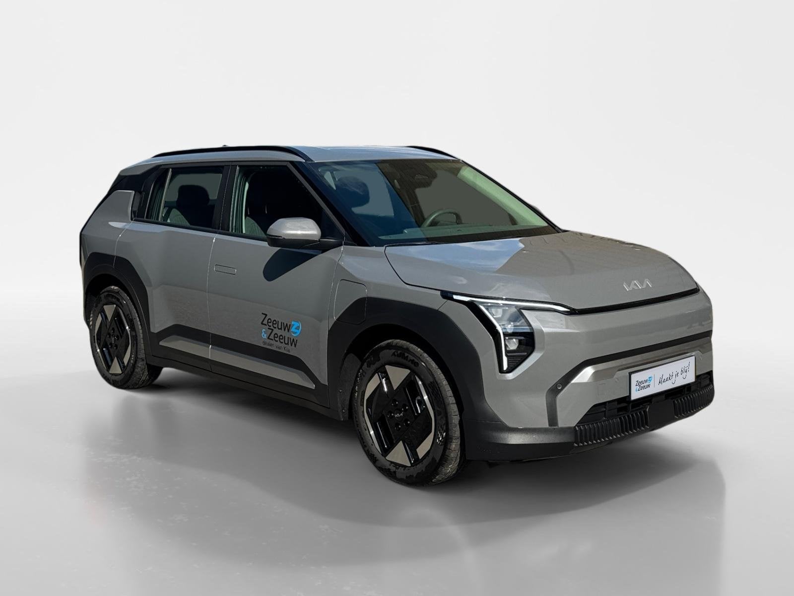 Kia EV3 Air 81.4 kWh Metallic lak | Fabrieksgarantie | NAP, Auto's, Kia, Stof, 510 min, Automatische klimaatregeling, Origineel Nederlands