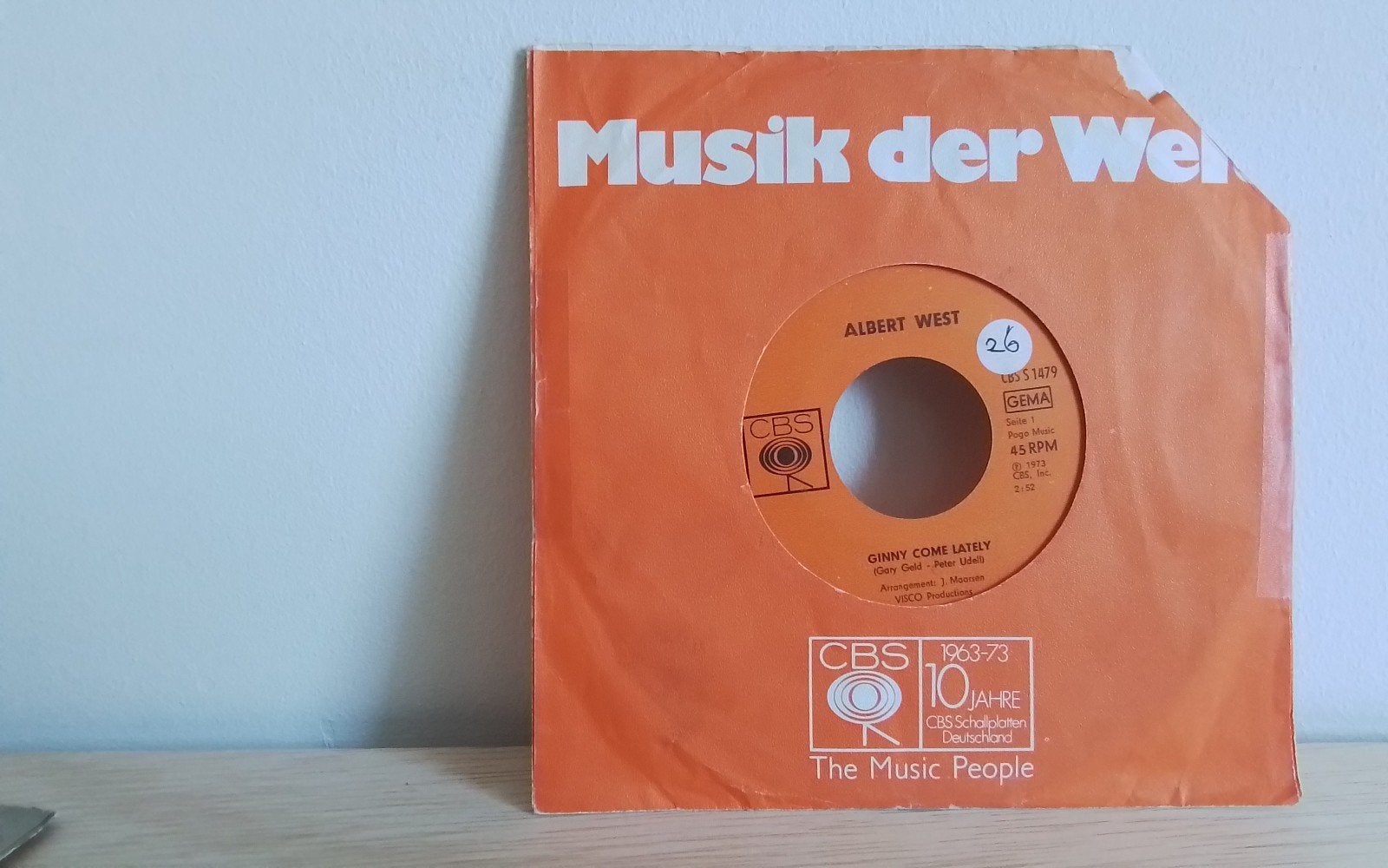 Albert West - ginny Come lately, Ophalen of Verzenden, Gebruikt, Pop