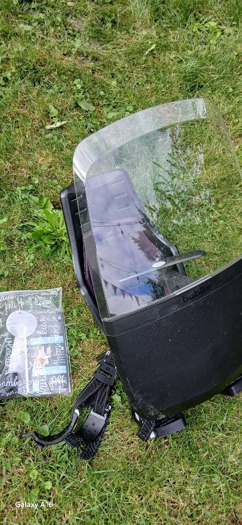 Bobike voorzitje met windscherm, Ophalen, 0 t/m 18 kg, Voorzitje, Zo goed als nieuw