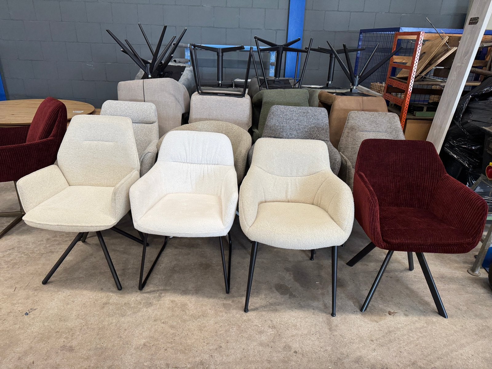 Nieuwe stoelen, Ophalen, Nieuw, Vijf, Zes of meer stoelen