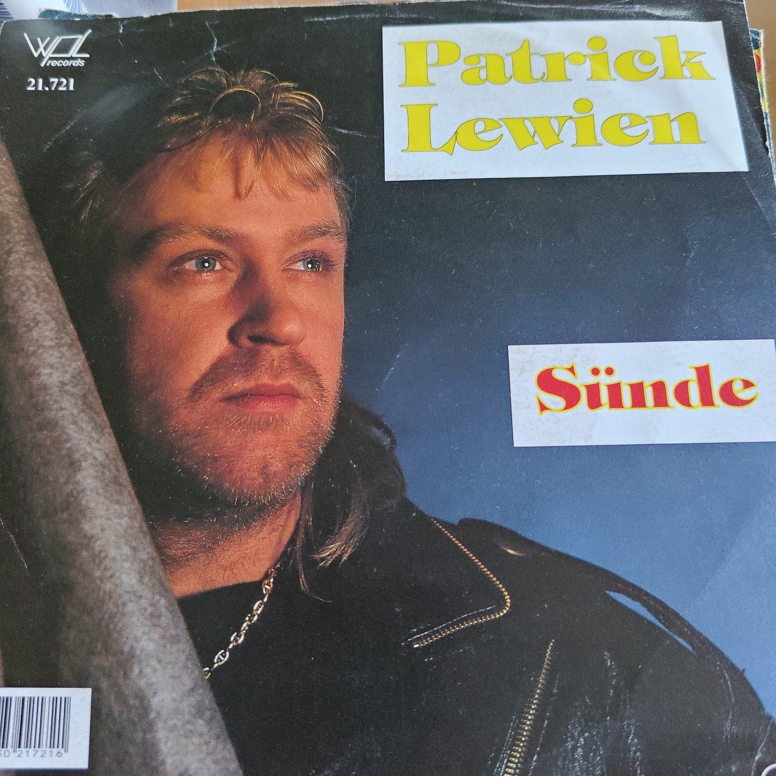 Patrick Lewien - Sünde (Single), Cd's en Dvd's, Ophalen of Verzenden, Gebruikt, 7 inch