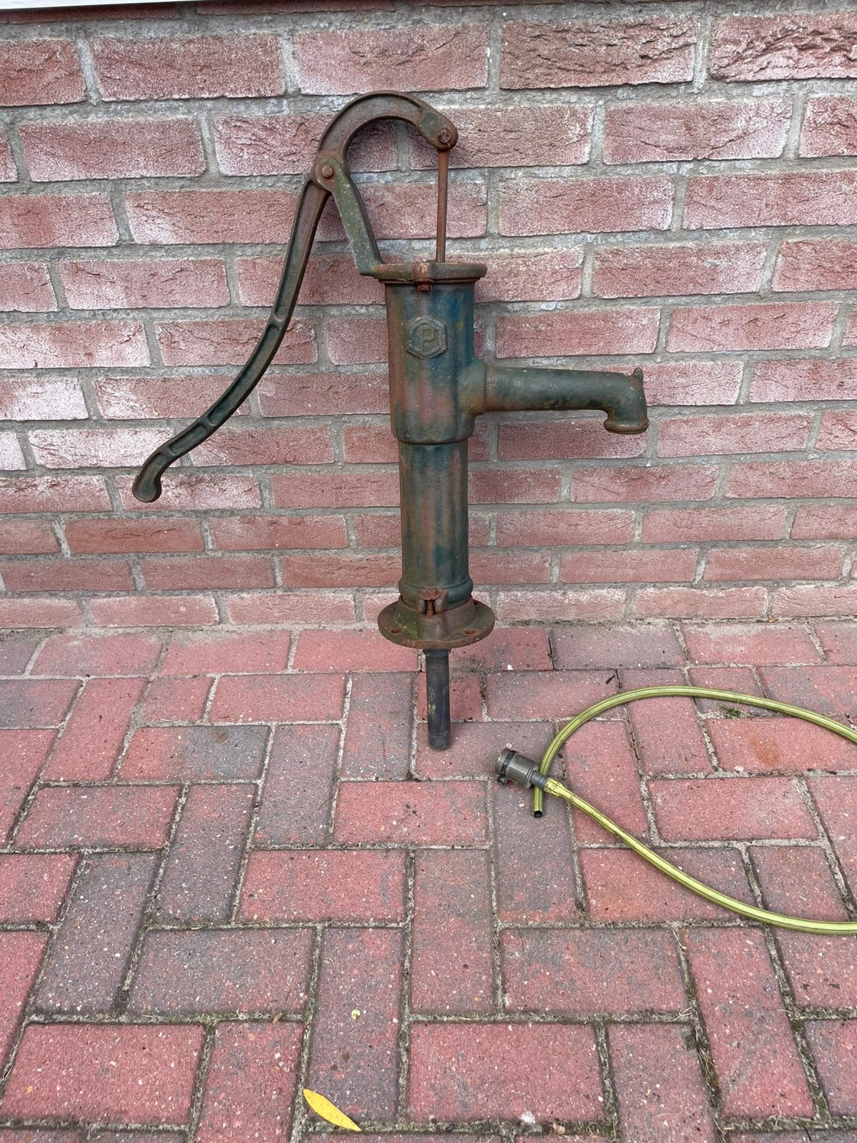 Gietijzeren Waterpomp, Tuin en Terras, Ophalen, Gebruikt, Handmatig, Regentonpomp