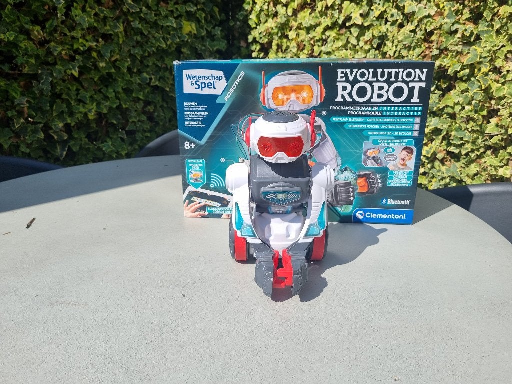 Clementoni - Evolution Robot, Ophalen, Zo goed als nieuw, Bouwen, Met licht