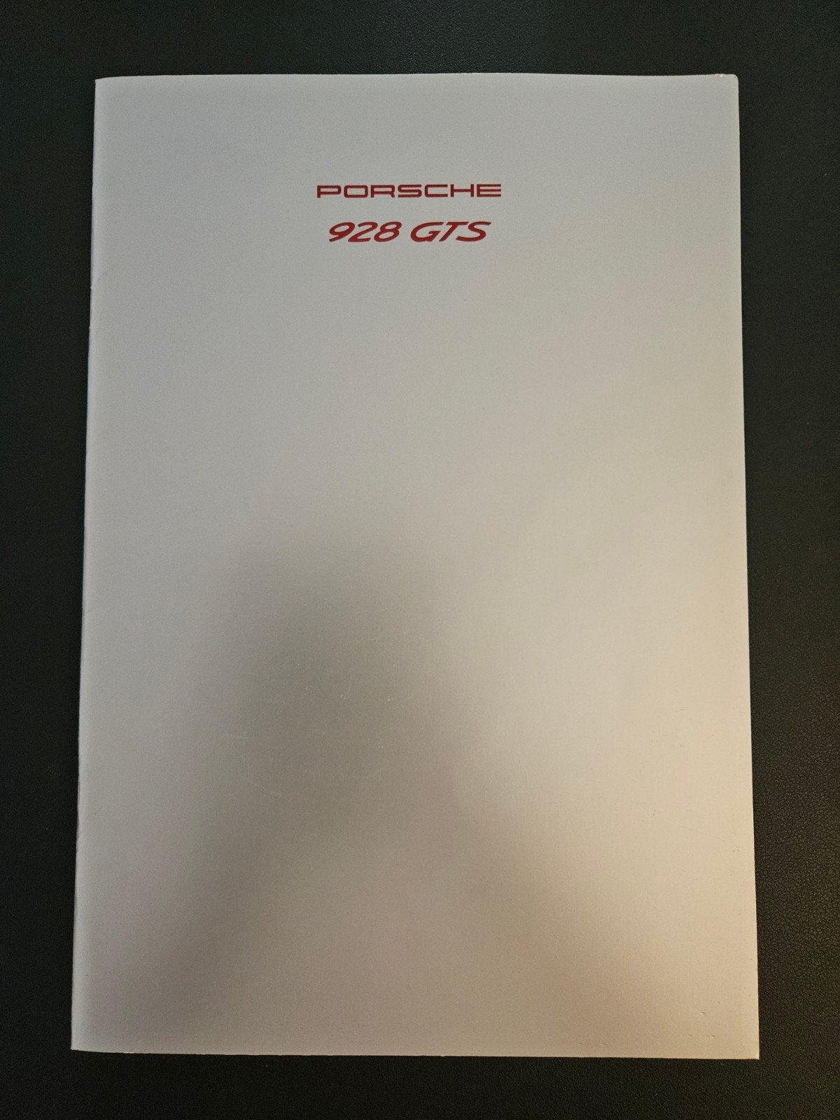 Brochure Porsche 928 GTS 1992, Ophalen of Verzenden, Zo goed als nieuw, Porsche