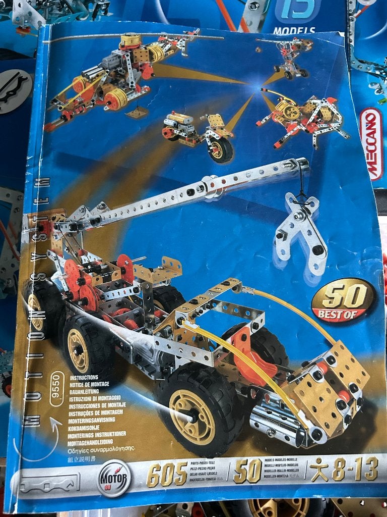Veel Meccano (zie alle foto's), Ophalen of Verzenden, Gebruikt, Overige merken