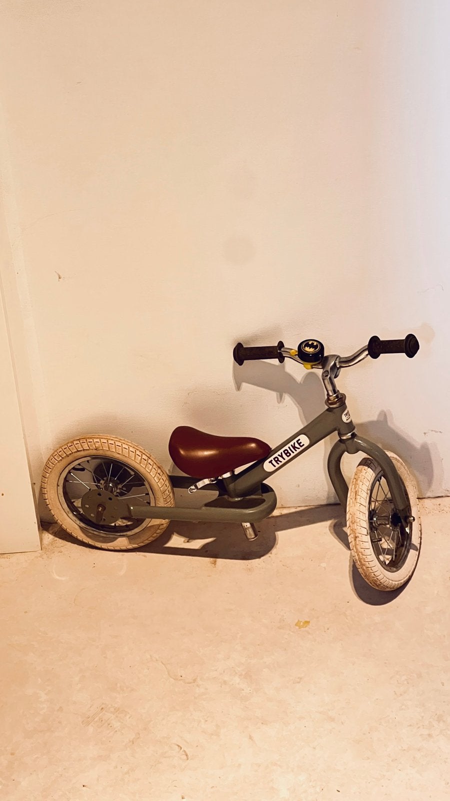 Trybike Steel Vintage 2-in-1: Loopfiets, drie & tweewieler, Ophalen, Gebruikt, Loopfiets