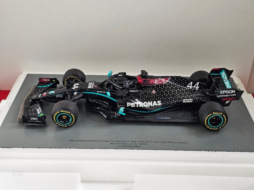 Mercedes W11, Hamilton # 44, Winner GP Styrian '20. TOPMODEL, Ophalen of Verzenden, Zo goed als nieuw, Formule 1