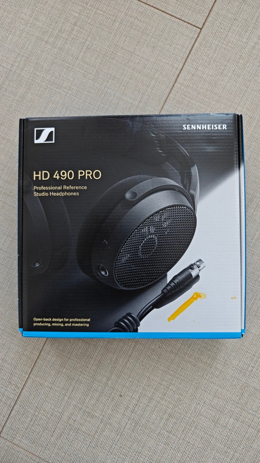 Sennheiser HD 490 PRO Studio Hoofdtelefoon - Nieuwstaat, Audio, Tv en Foto, Sennheiser, Ophalen of Verzenden, Zo goed als nieuw