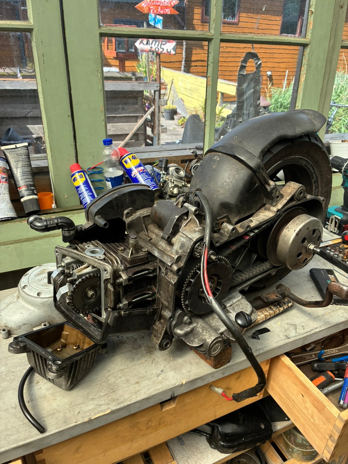 100cc orgineel zip blok (defect), Ophalen, Zo goed als nieuw, Blok