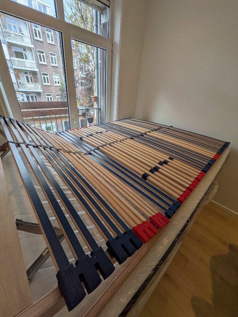 Lattenbodem Schlummerparadies, Ophalen, Gebruikt, 140 cm, Twijfelaar