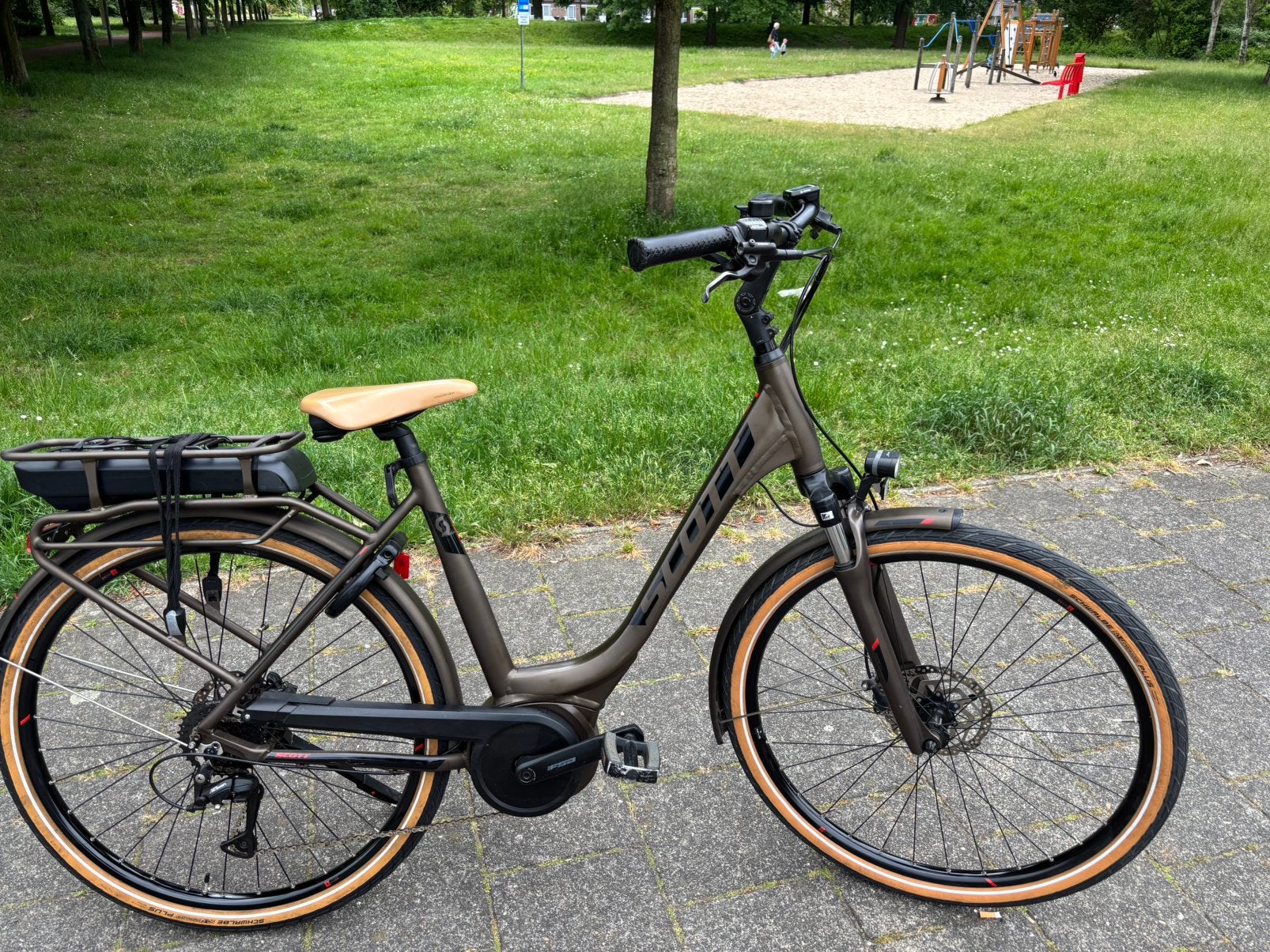 E Bike Scott active line, 51 tot 55 cm, Ophalen, Zo goed als nieuw, Overige merken