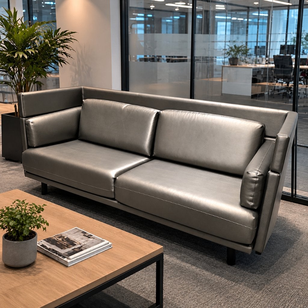 De Vorm Arnhem design bank / sofa voor kantoor 210 cm breed, Huis en Inrichting, Ophalen, Gebruikt, Driepersoons, X