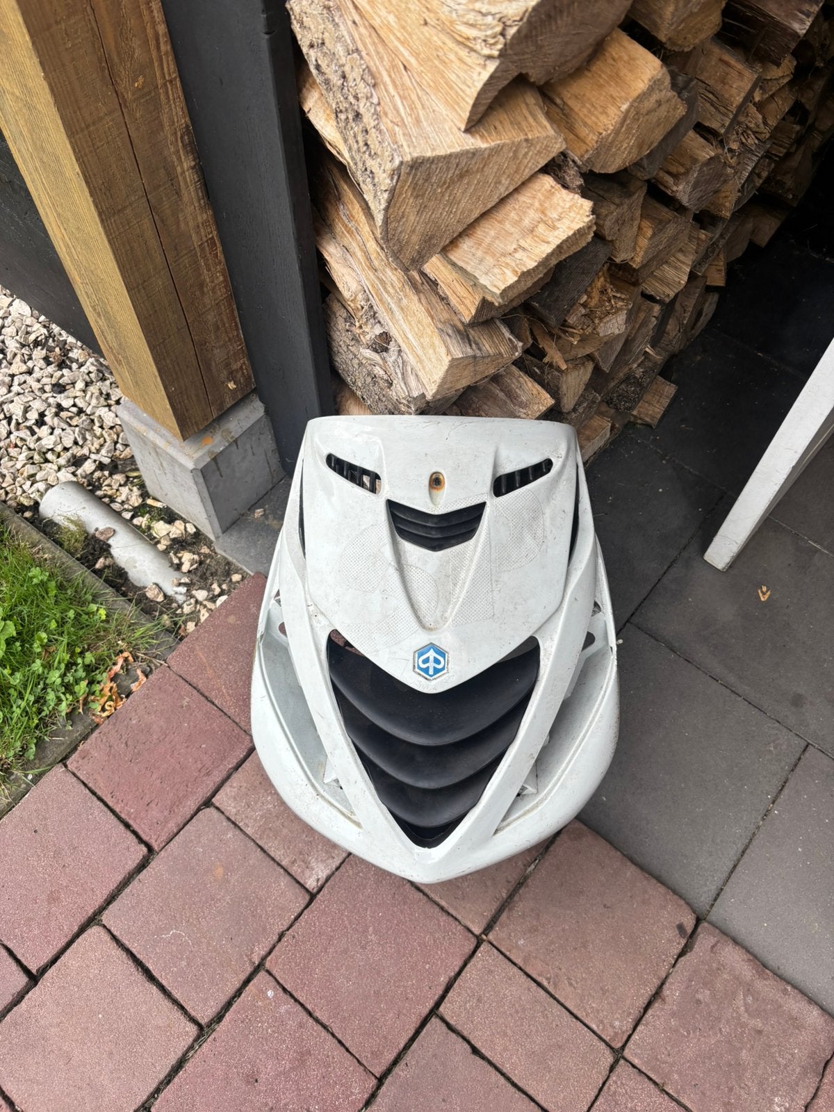 Piaggio zip voorkap wit, Ophalen of Verzenden, Zo goed als nieuw, Kap, Piaggio