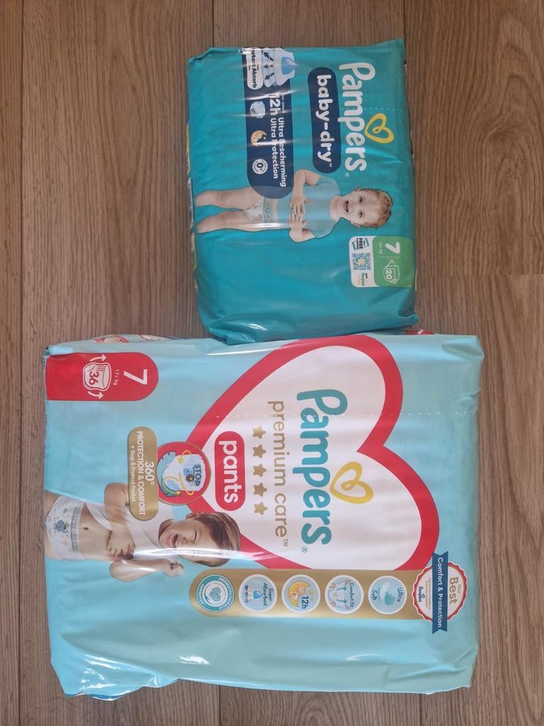 Pampers maat 7 Premiumcare en Babydry, Ophalen of Verzenden, Overige typen
