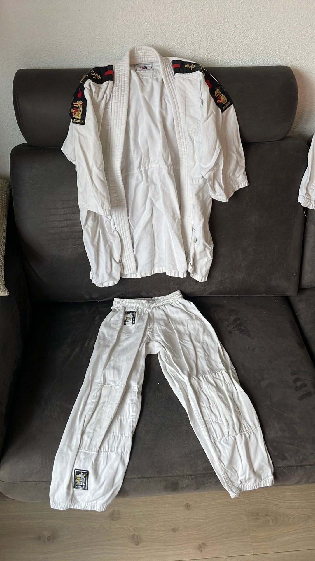 Judopak Matsuru maat 130, Sport en Fitness, Maat XS of kleiner, Judo, Vechtsportpak, Ophalen of Verzenden