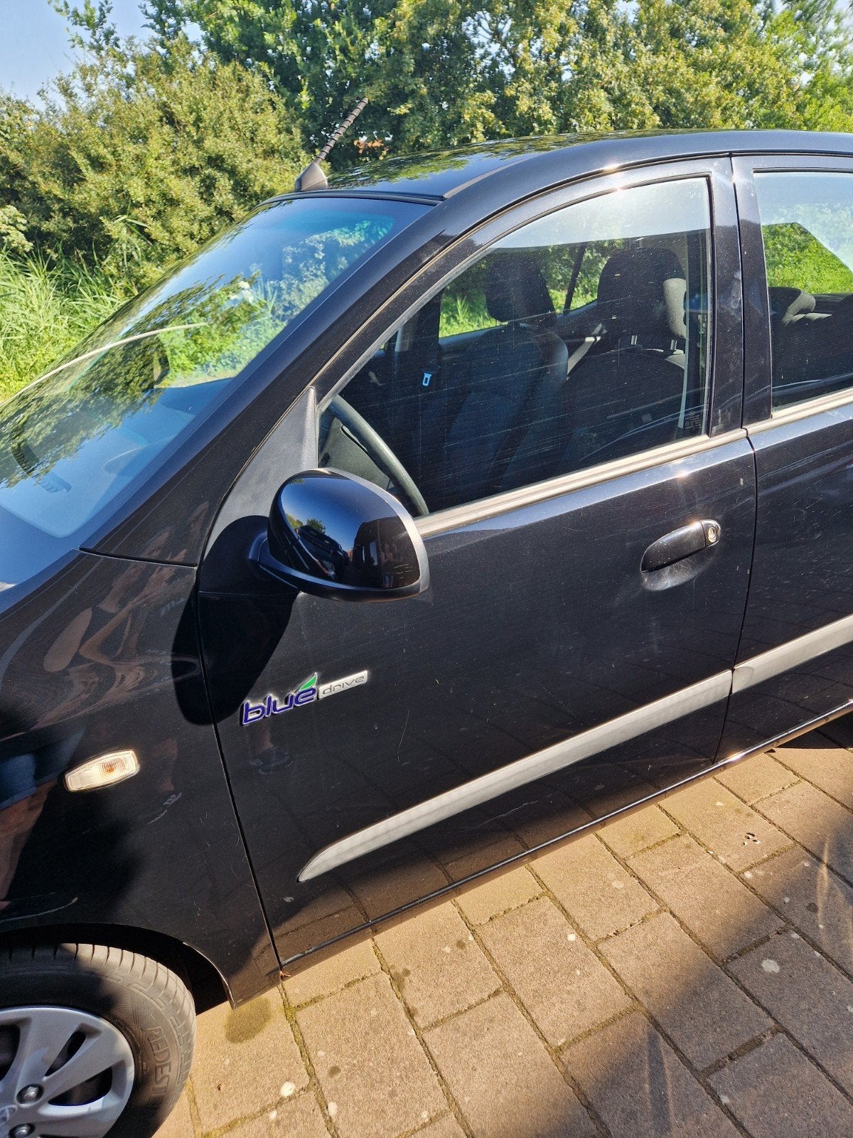 Hyundai i10 1.0 5DR 2012 Zwart, Auto's, Hyundai, Voorwielaandrijving, 31 €/maand, 400 kg, Zwart