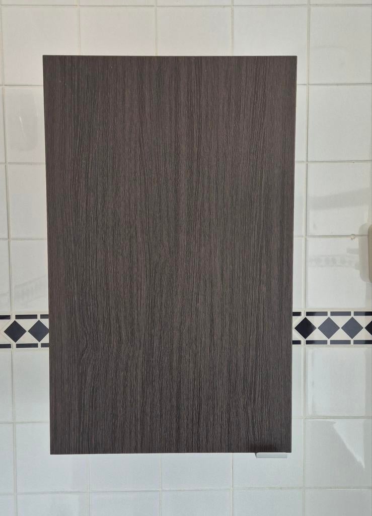 Badkamer-toiletkast 40x64x21 cm kleur donkerbruin, Huis en Inrichting, Badkamer | Badkamermeubels, Ophalen, Minder dan 50 cm, Overige typen