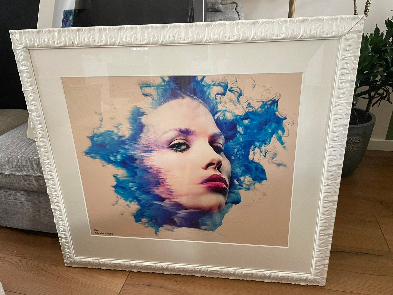 Uniek!Adobe Photoshop original framed artwork Alberto Seveso, Ophalen, Zo goed als nieuw, Schilderij, 75 tot 100 cm