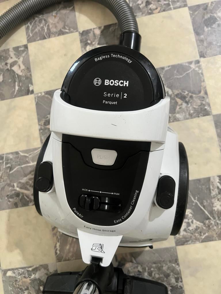 Bosch Serie | 2 Parquet stofzuiger met zakloze technologie, Witgoed en Apparatuur, Stofzuigers, Zo goed als nieuw, Sledestofzuiger