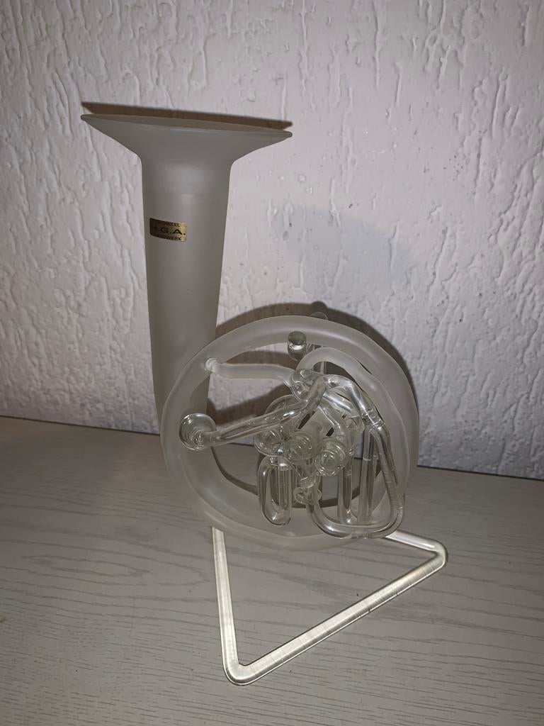 Decoratieve Tuba van Glas - Uniek Stuk, Ophalen, Gebruikt, Overige soorten