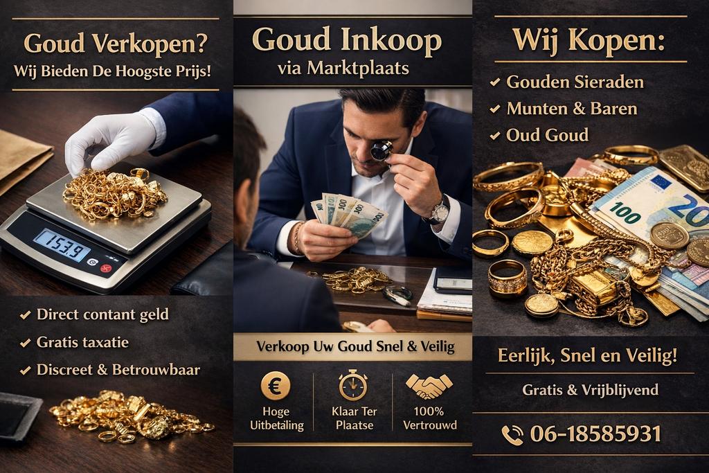 Goud Verkopen? Eerlijke & Hoge Prijs!, Ophalen, Goud