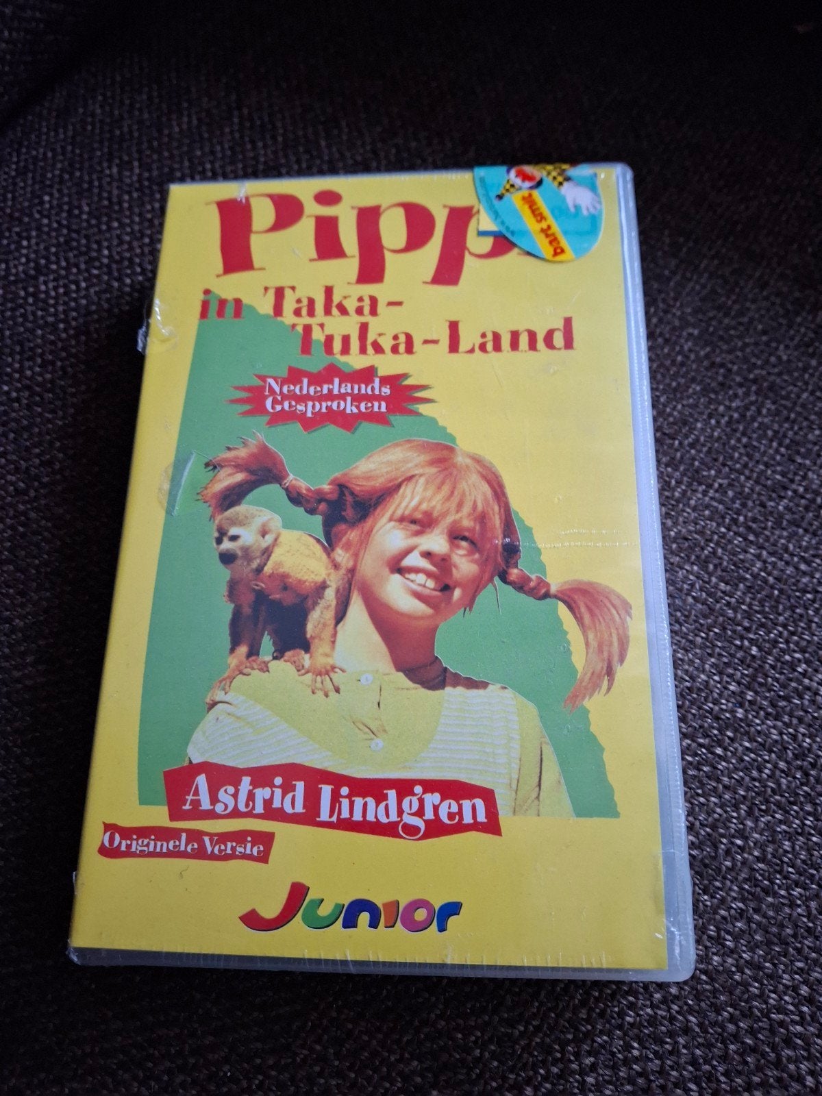Pippi Langkous videoband nieuw, Alle leeftijden, Ophalen of Verzenden, Nieuw in verpakking