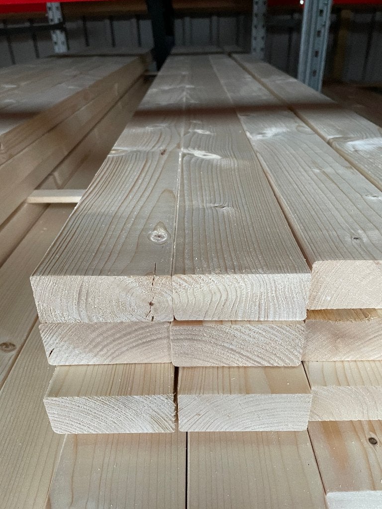 Vuren regel geschaafd 38 x 89 x 2700 mm, Ophalen, Nieuw, 250 cm of meer, Balken