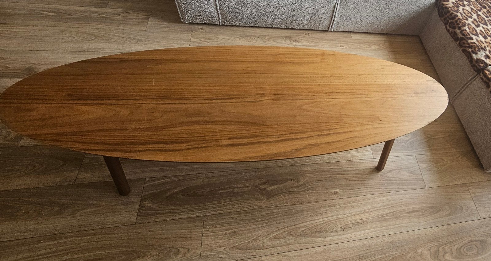 Titel:IKEA STOCKHOLM Salontafel – Walnootfineer (180x59 cm), Ophalen, Gebruikt, Overige materialen, Modern, Scandinavisch
