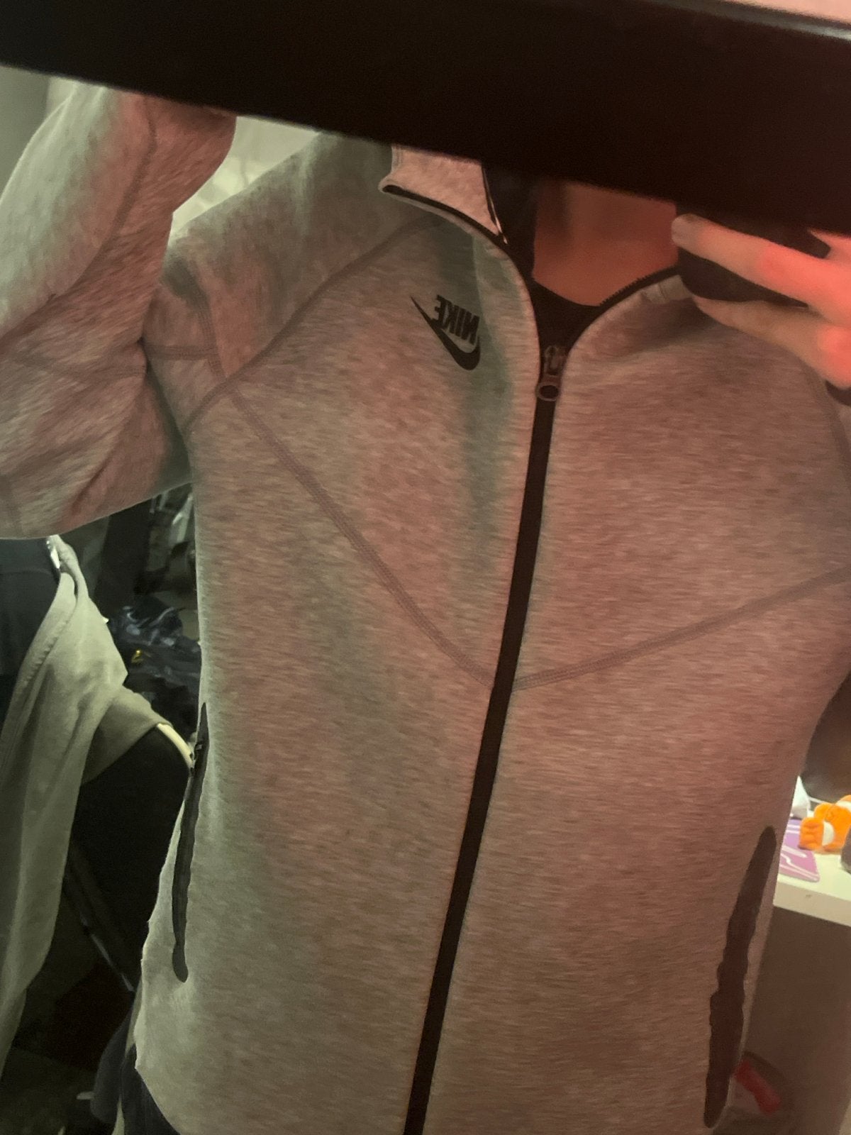 Nike Tech Fleece Hoodie Grijs - Comfort en Stijl, Kleding | Heren, Ophalen of Verzenden, Zo goed als nieuw, Maat 56/58 (XL), Grijs