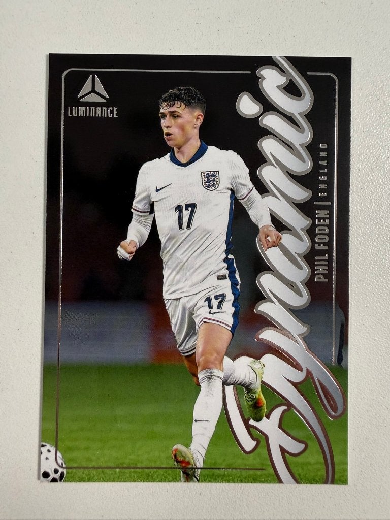 3 Phil Foden Dynamic Luminance England 2026, Ophalen of Verzenden, Nieuw, Buitenlandse clubs, Poster, Plaatje of Sticker
