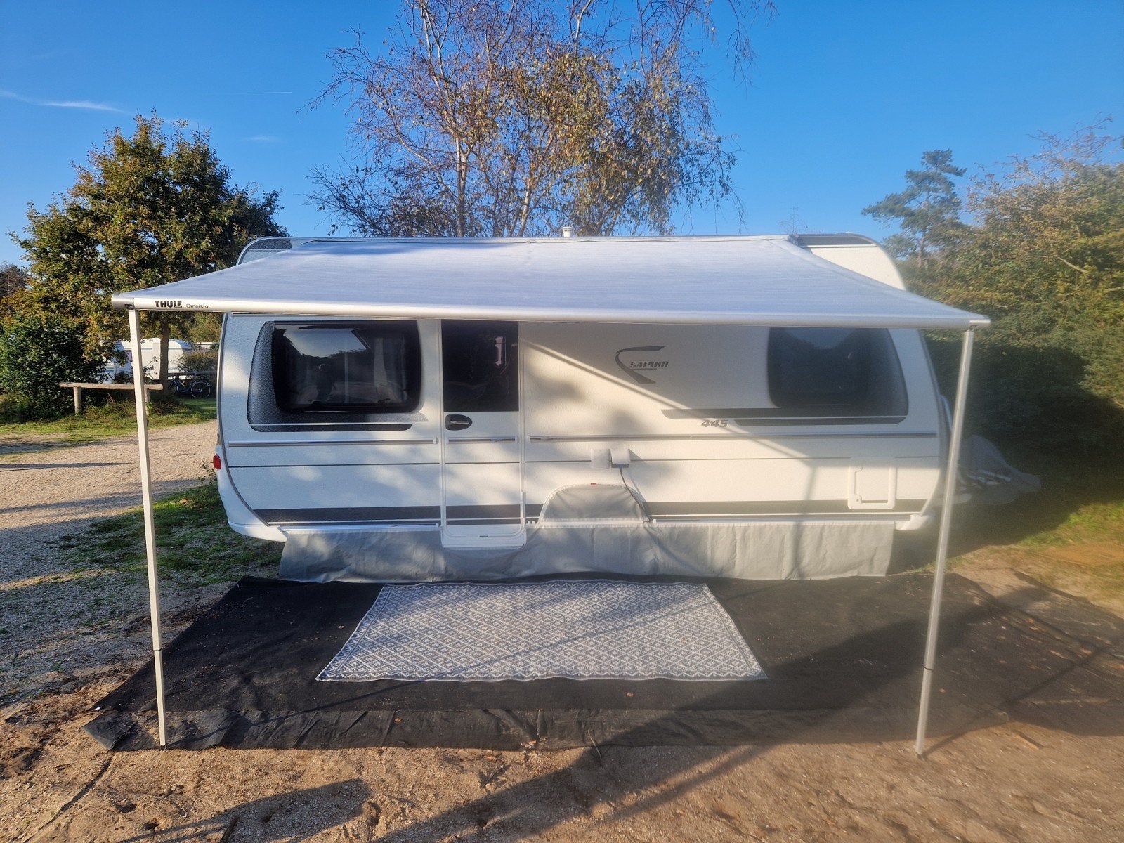 Thule Omnistor Etui Luifel - 350x250cm, Blauw, Ophalen, Gebruikt, Thule