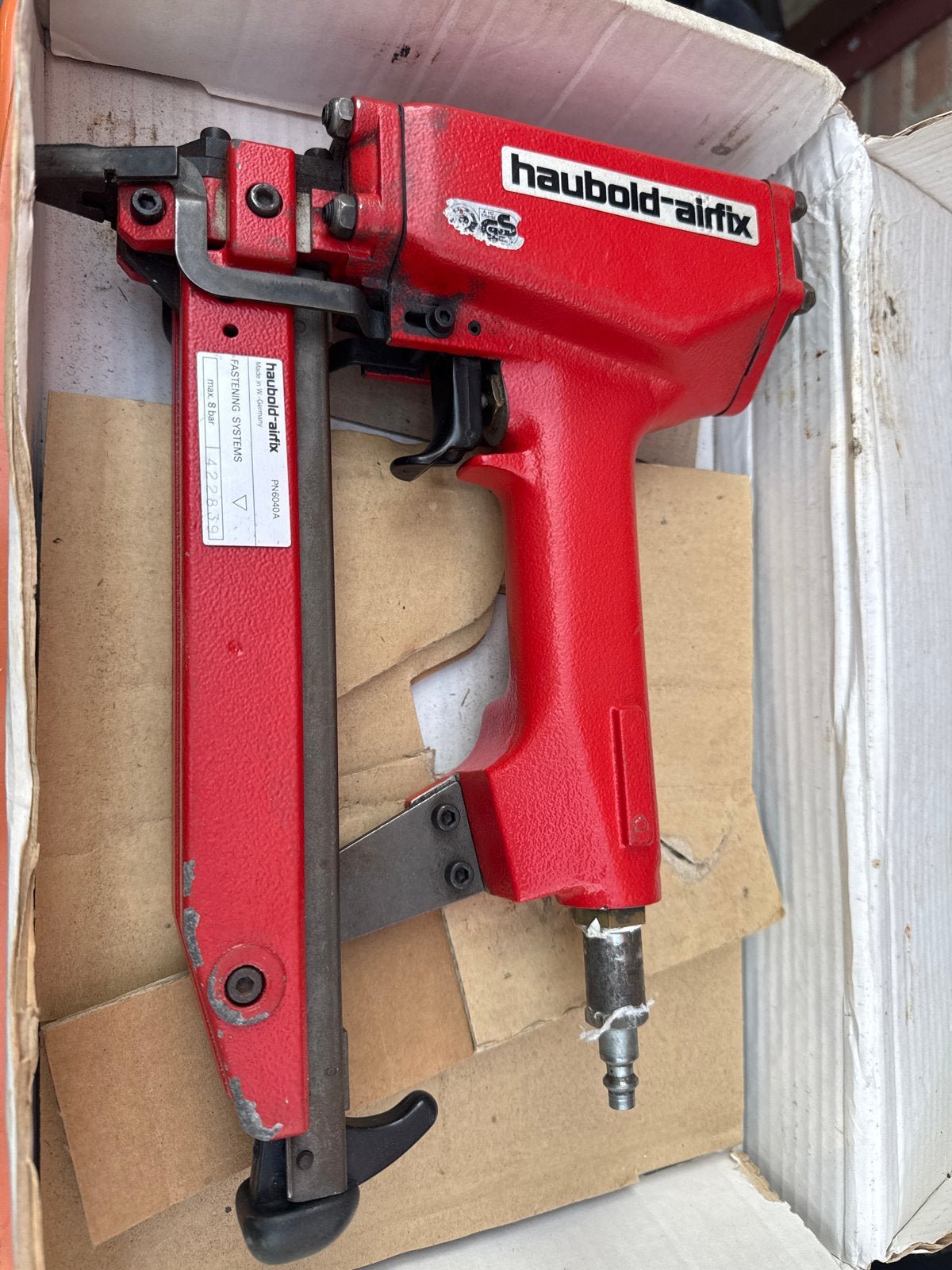 Haubold-Airfix tacker / nietmachine, Ophalen, Gebruikt, Tacker/nietmachine, Overige merken