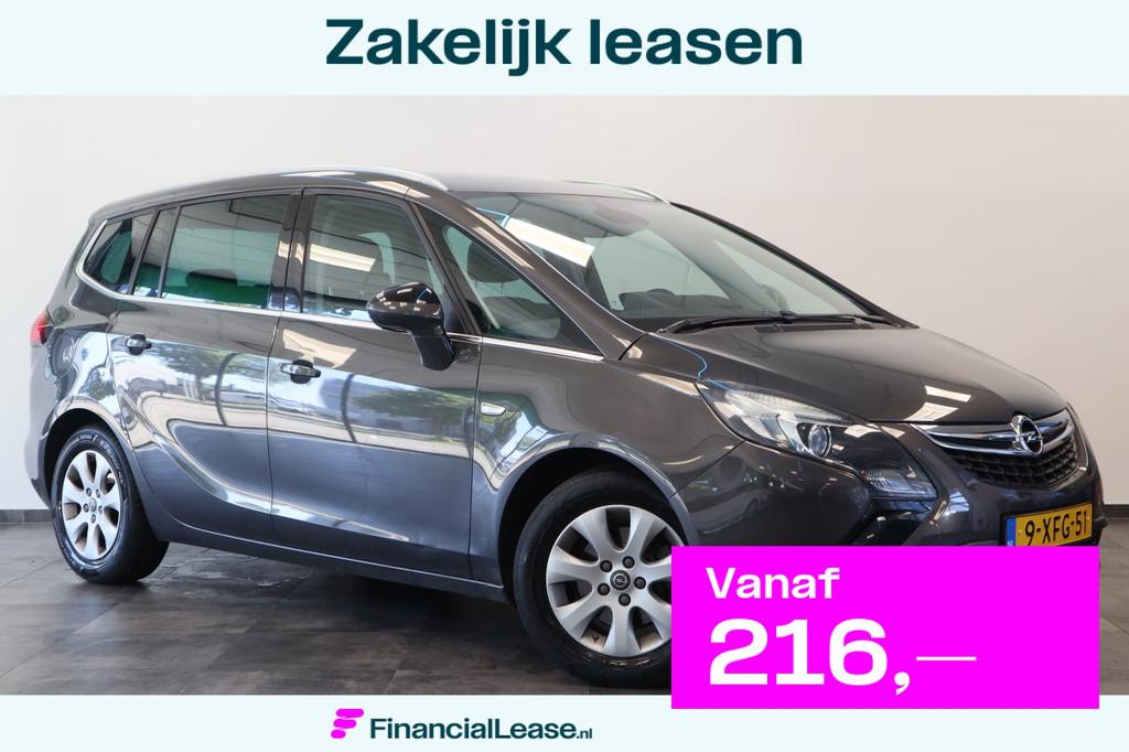 Opel Zafira Tourer 1.4 Business+ Navigatie CruiseControl Tre, Stof, Gebruikt, Zwart, 4 cilinders