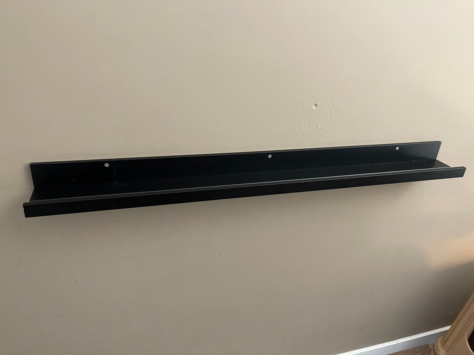 Ikea wandplank zwart, Huis en Inrichting, Woonaccessoires | Wandplanken en Boekenplanken, Ophalen, Zo goed als nieuw