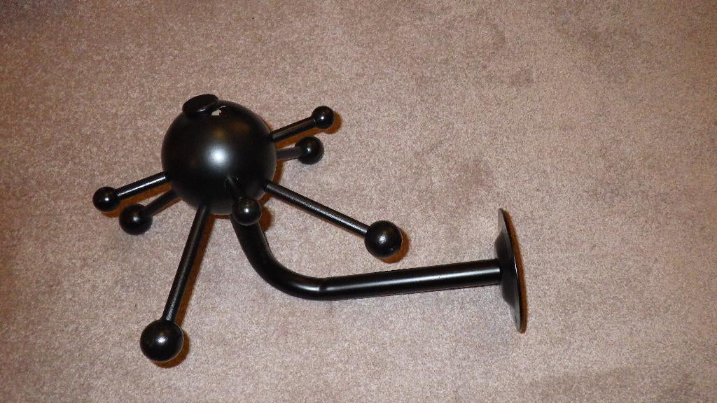 mooie vintage zwarte kapstok, Verzamelen, Retro, Ophalen of Verzenden, Overige typen