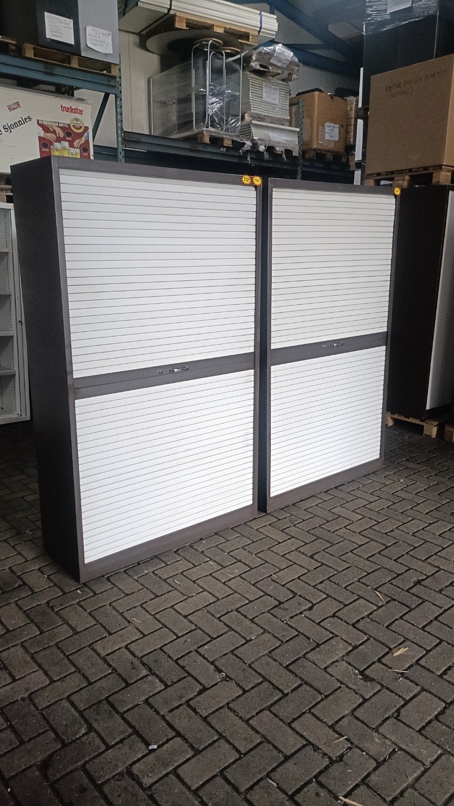 Bulo horizontale metalen roldeurkasten, Garage kasten, Horizontale metalen roldeurkasten, schuur kasten, Gebruikt, 100 tot 150 cm