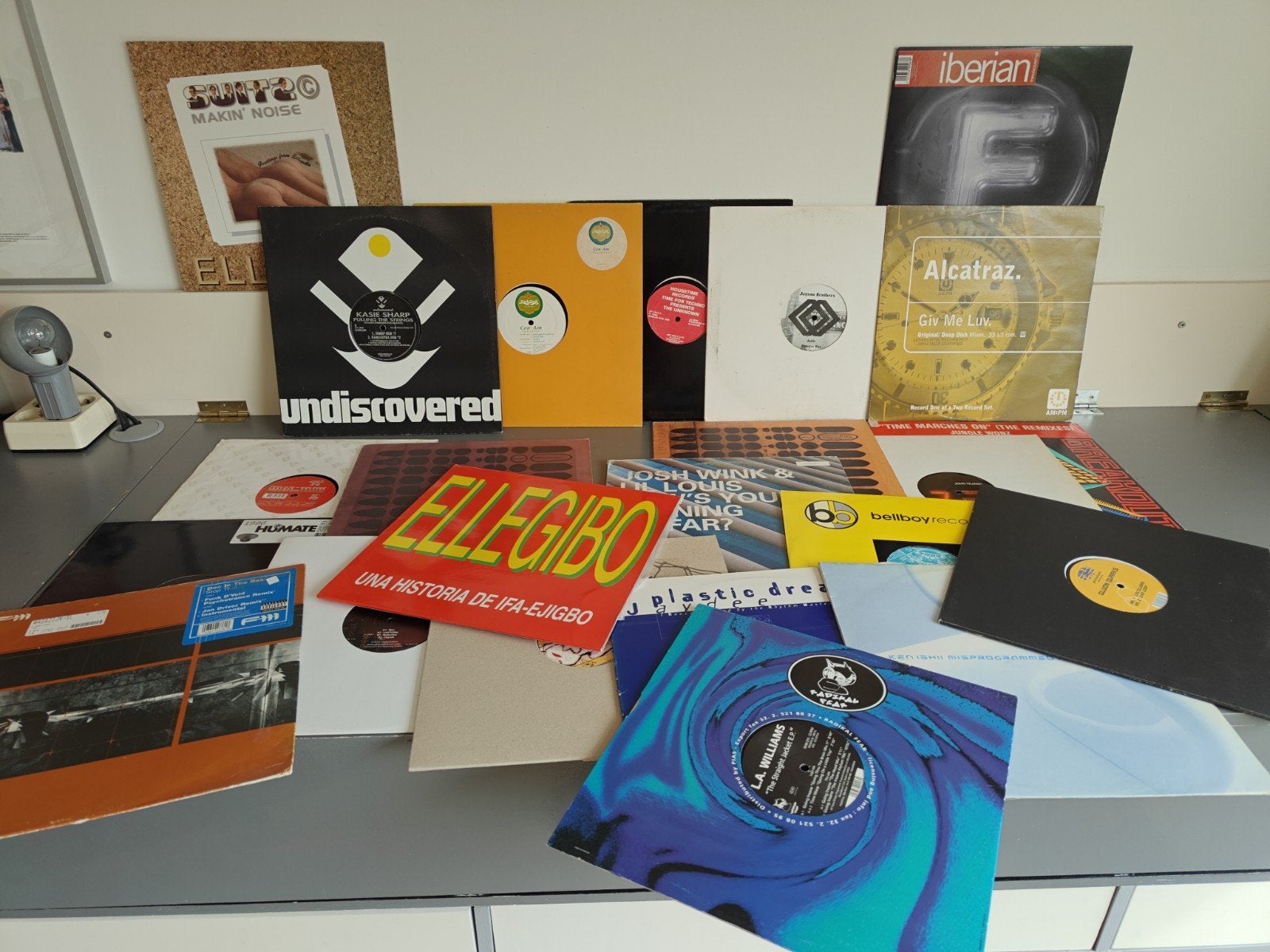 Grote collectie house en techno vinyl platen (12 inch), LP, Gebruikt, House, Ophalen of Verzenden