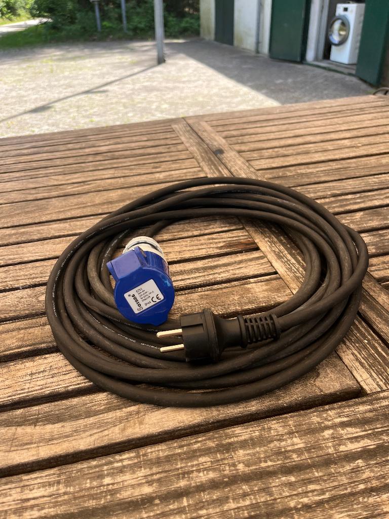 CEE verloopkabel | 10 meter, ;, ;, ;, Ophalen of Verzenden