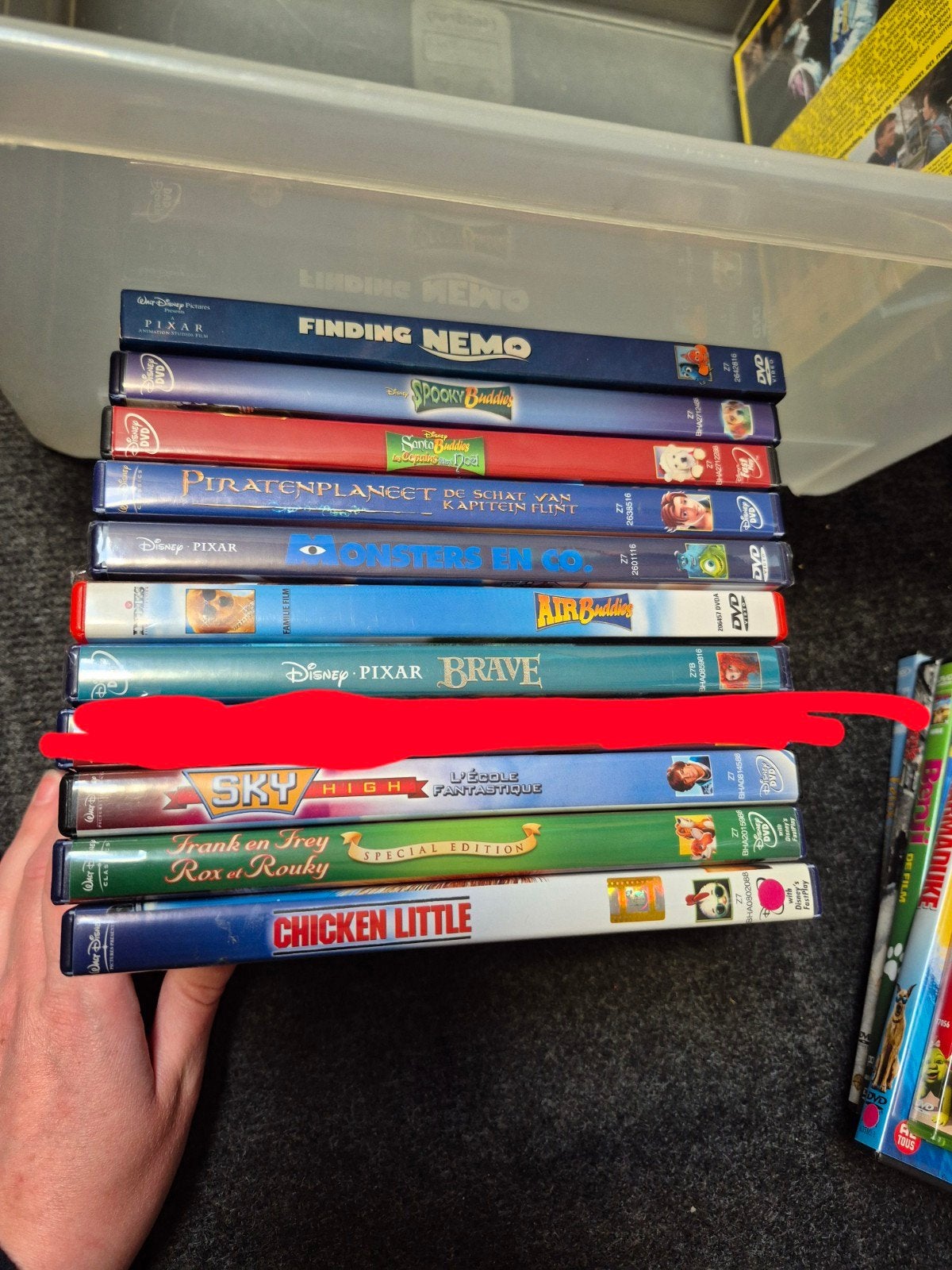 10 disney dvds disney dvd pakket brave + monster & co nieuw, Ophalen of Verzenden, Nieuw in verpakking