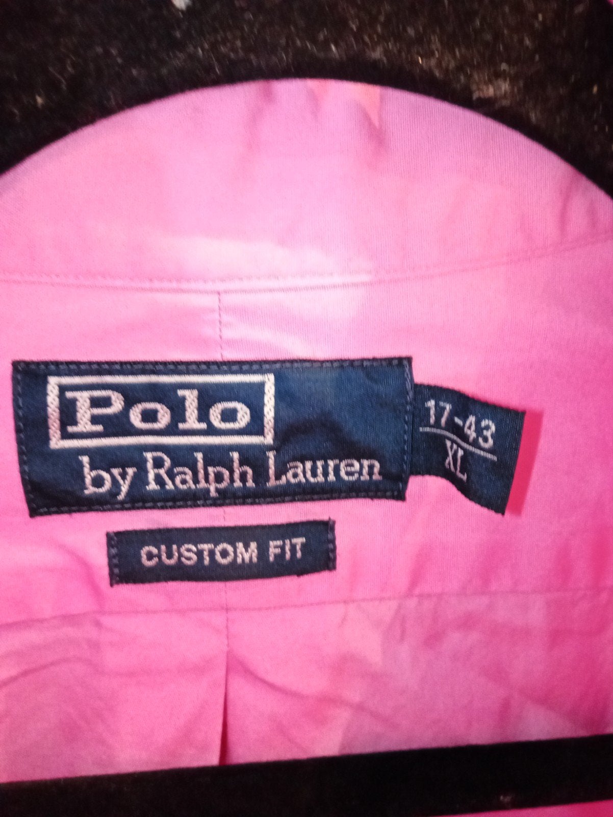 Polo Ralph Lauren Custom Fit overhemd roze XL, Ophalen of Verzenden, Polo Ralph Lauren, Roze, Gedragen